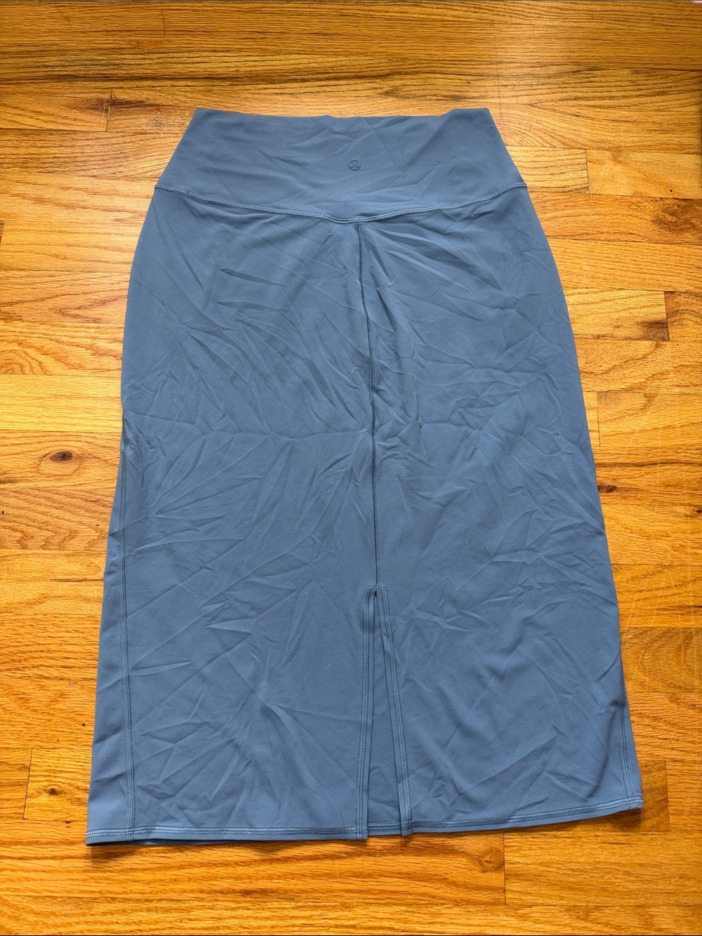 lululemon athletica Dusty Blue Midi Skirt